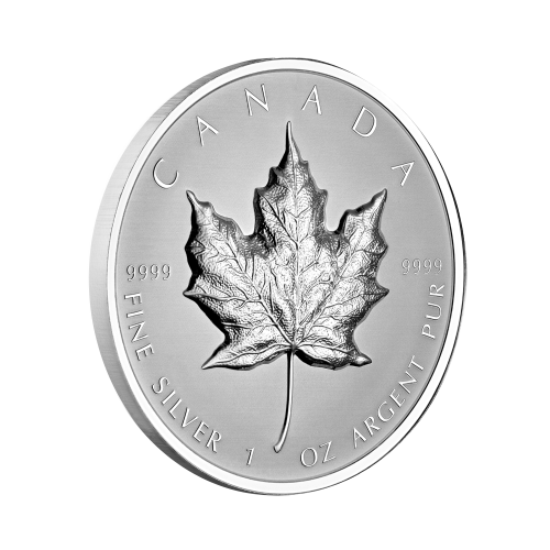 Thumbnail 1 oz Royal Canadian Mint Silbermünze angle 1