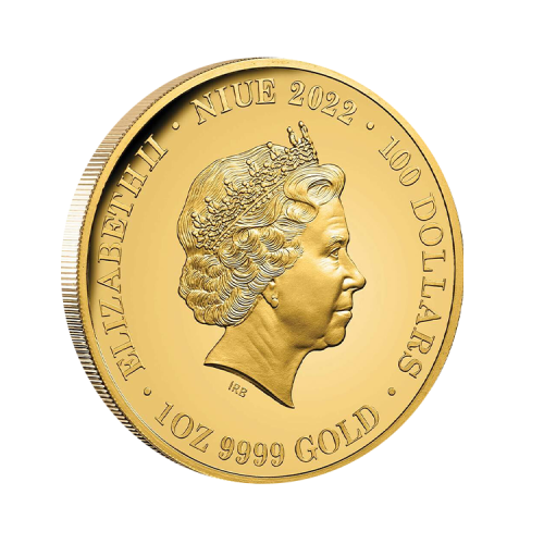 Thumbnail 1 troy ounce gouden Platypus proof munt achterkant