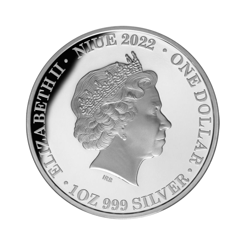 Thumbnail 1 troy ounce zilveren Platypus proof munt achterkant