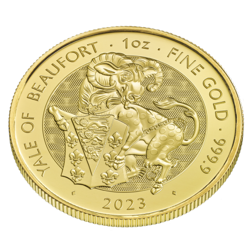 Thumbnail 1 oz Tudor Beasts Gouden Munt achterkant