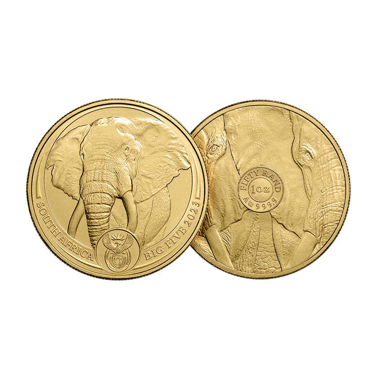 1 oz South African Mint Gouden Munt 2022 perspectief 1