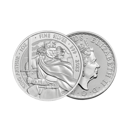 Thumbnail 1 oz Myths and Legends Silver Coin 2023 angle 1