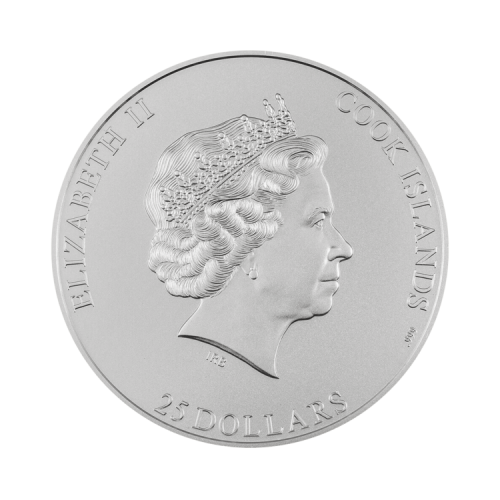 Thumbnail 5 troy ounce zilveren munt Mount Vinson 2022 achterkant