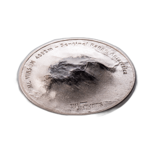 Thumbnail 5 troy ounce zilveren munt Mount Vinson 2022 perspectief 3
