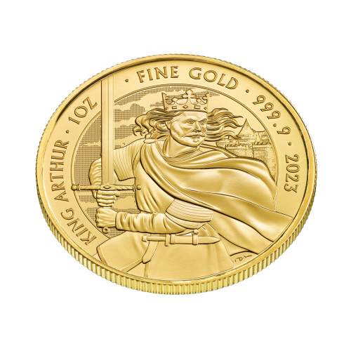 Thumbnail 1 oz Myths and Legends Gouden Munt 2023 perspectief 2