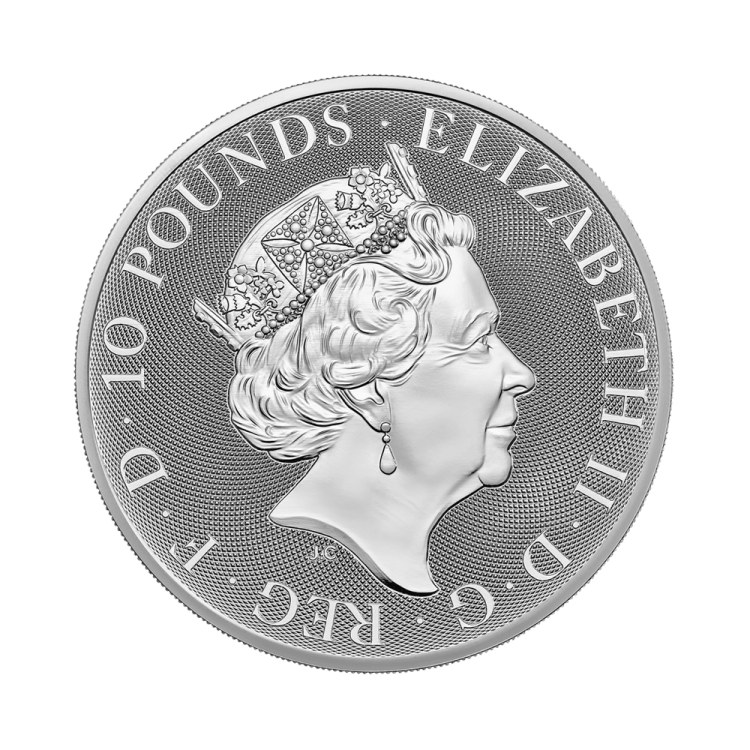10 oz Myths and Legends Silver Coin 2023 back