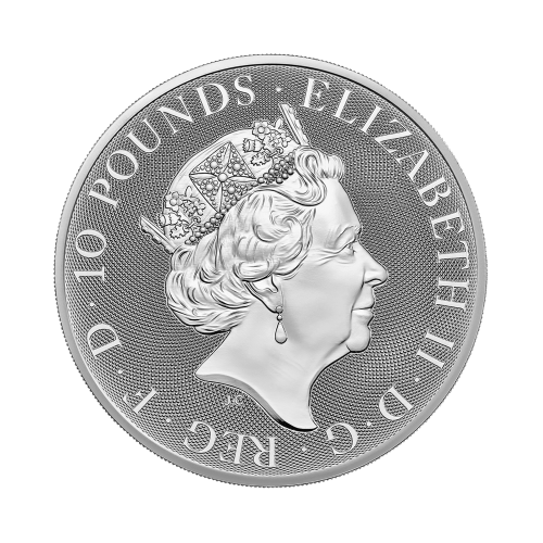 Thumbnail 10 oz Myths and Legends Silver Coin 2023 back