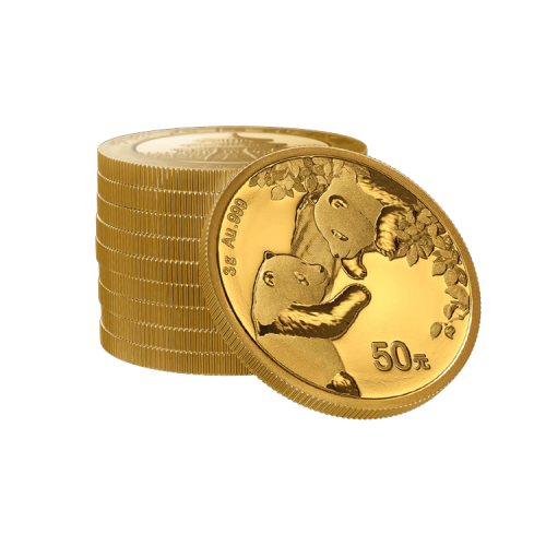 Thumbnail 3g Panda Gouden Munt 2023 perspectief 2