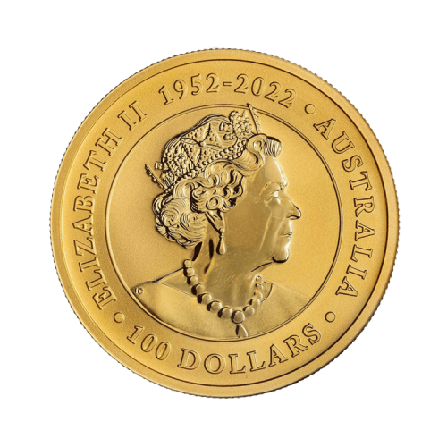 Thumbnail 1 oz Kangaroo Gold Coin 2023 back