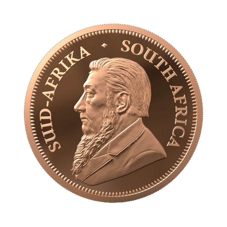 1 oz Krugerrand Proof Gouden Munt 2023 achterkant