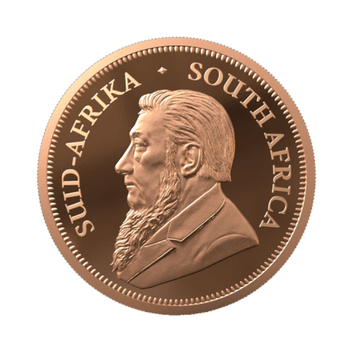 Thumbnail 1 oz Krugerrand Proof Gouden Munt 2023 achterkant