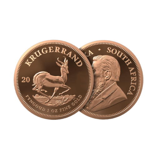 Thumbnail 1 oz Krugerrand Proof Gouden Munt 2023 perspectief 1