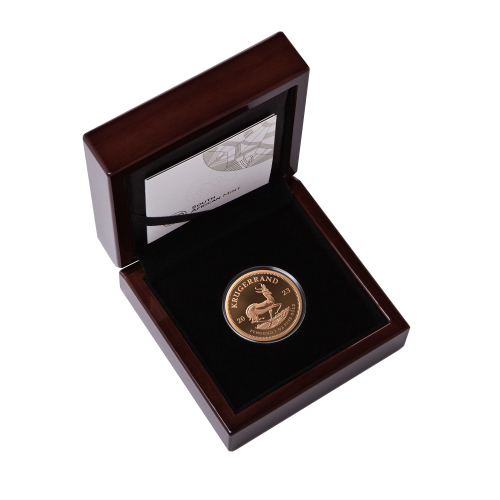 Thumbnail 1 oz Krugerrand Proof Gouden Munt 2023 perspectief 2