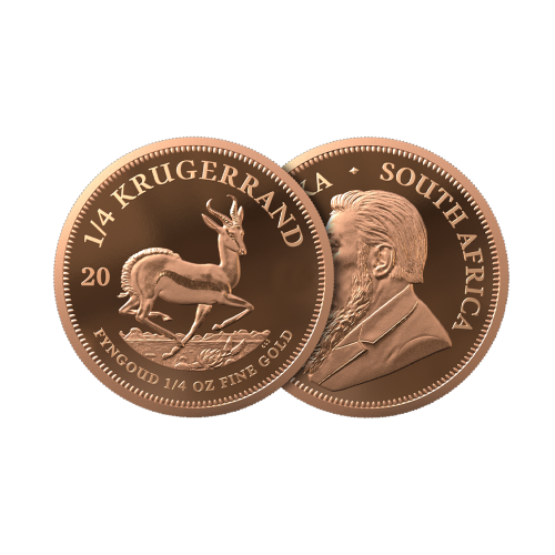 Thumbnail 1/4 oz Krugerrand Proof Gold Coin 2023 angle 1