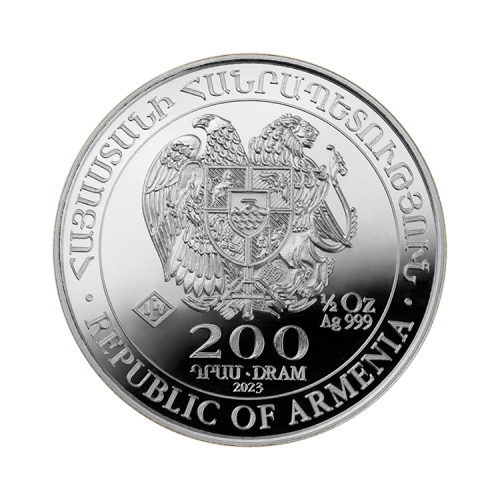 Thumbnail 1/2 oz Noah's Ark d'Argent back