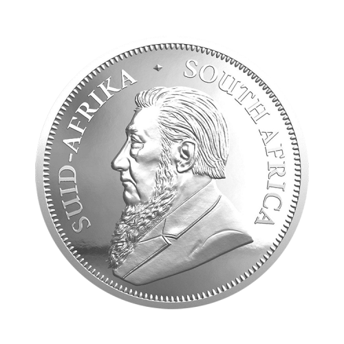 Thumbnail 2 oz South African Mint Zilveren Munt 2023 achterkant