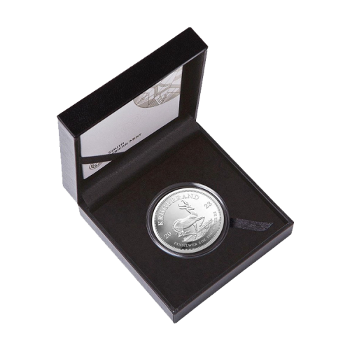 Thumbnail 2 oz South African Mint Zilveren Munt 2023 perspectief 2