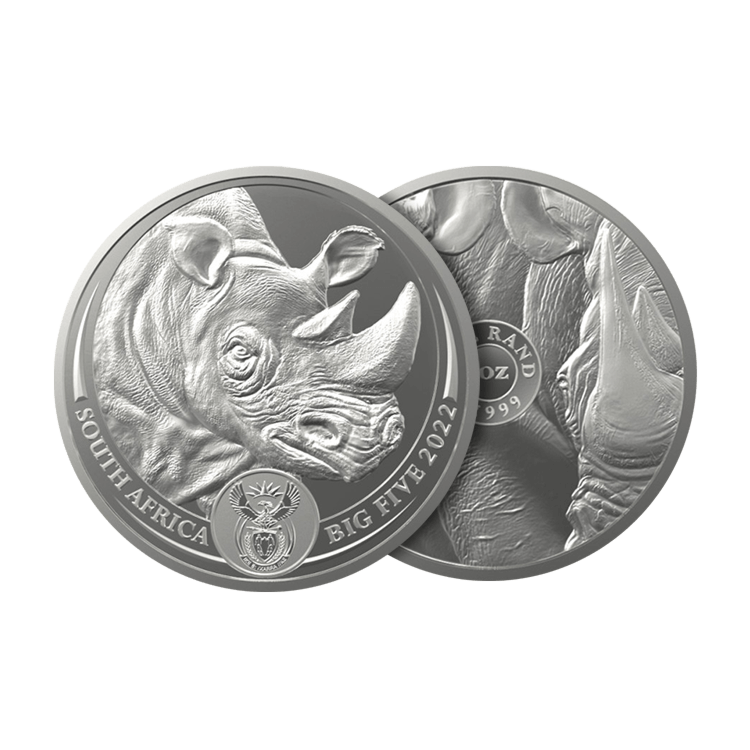 1 oz South African Mint Silbermünze 2022 angle 1