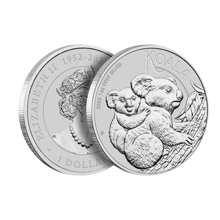 1 oz Koala Zilveren Munt 2023 perspectief 2