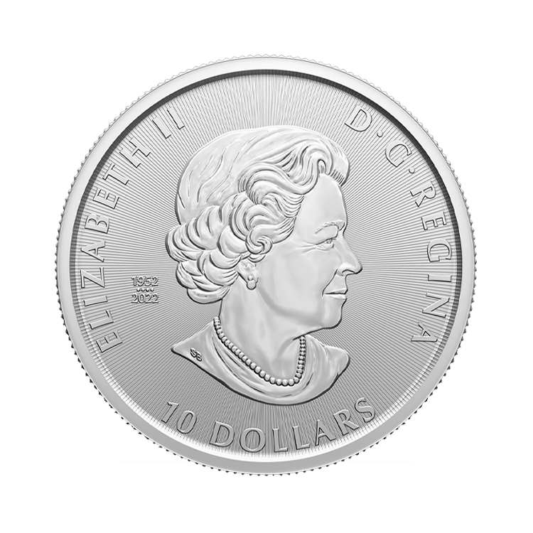 2 oz Royal Canadian Mint Zilveren Munt 2023 achterkant