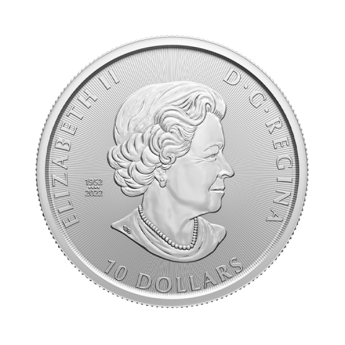 Thumbnail 2 oz Royal Canadian Mint Zilveren Munt 2023 achterkant