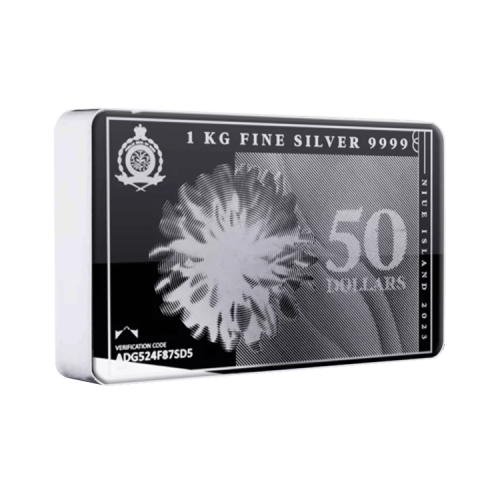 Thumbnail 1 kilo silver coin bar Silvernote 2023 angle 1