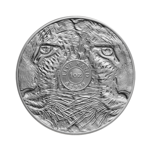 Thumbnail 1 troy ounce zilveren munt Big Five luipaard 2023 achterkant