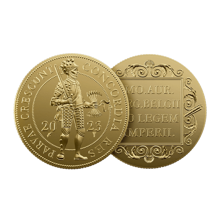 Dubbele Gouden Dukaat 2023 perspectief 1