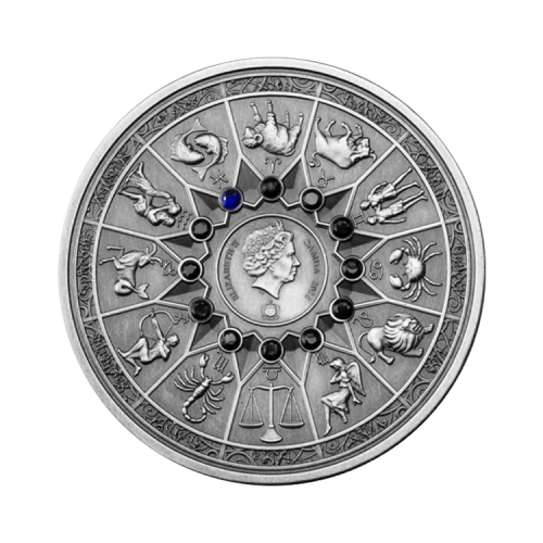 Thumbnail 2 oz Mythische figuren Silbermünze back