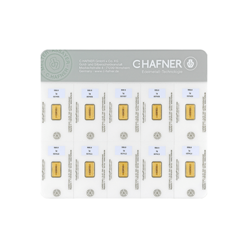 Thumbnail 20g C. Hafner Goudbaar Smartpack achterkant