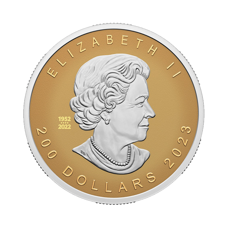 1 oz Royal Canadian Mint Gouden Munt 2023 achterkant