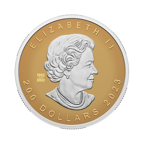 Thumbnail 1 oz Royal Canadian Mint Gouden Munt 2023 achterkant