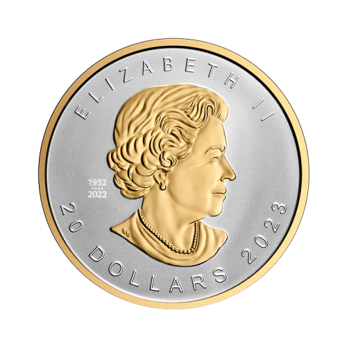 Thumbnail 1 oz Maple Leaf d'Argent 2023 back
