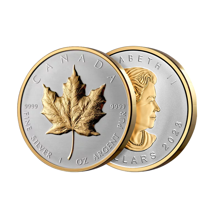 1 oz Maple Leaf d'Argent 2023 angle 1