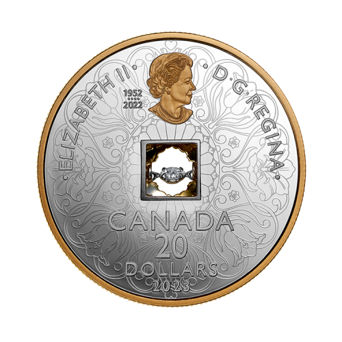 Thumbnail 20g Royal Canadian Mint Zilveren Munt 2023 achterkant