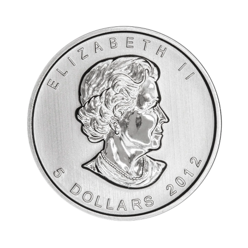 Thumbnail 1 oz Royal Canadian Mint Zilveren Munt 2012 achterkant