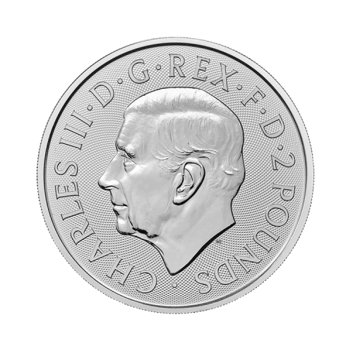 Thumbnail 1 oz Royal Mint Zilveren Munt 2023 achterkant