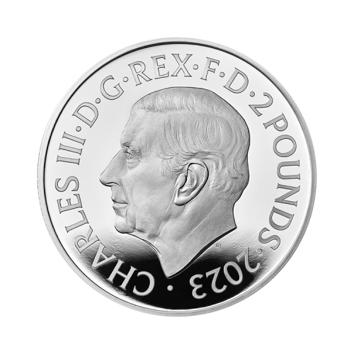 Thumbnail 1 oz Royal Mint Zilveren Munt 2023 achterkant