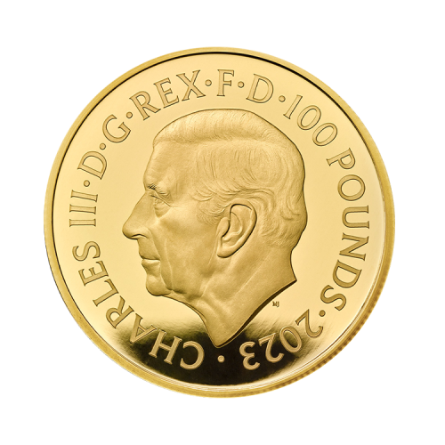 Thumbnail 1 oz Royal Mint Gouden Munt 2023 achterkant
