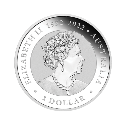 Thumbnail 1 oz Emoe Zilveren Munt 2023 achterkant