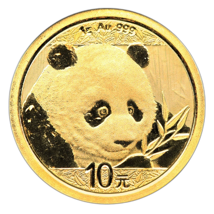 1g Panda Oro 2018 front