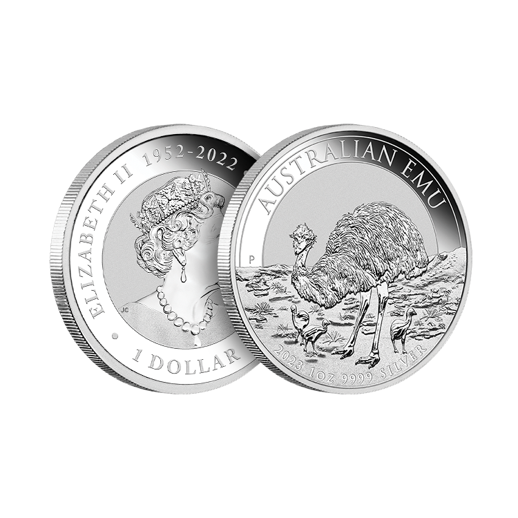 1 oz Emoe Zilveren Munt 2023 perspectief 2