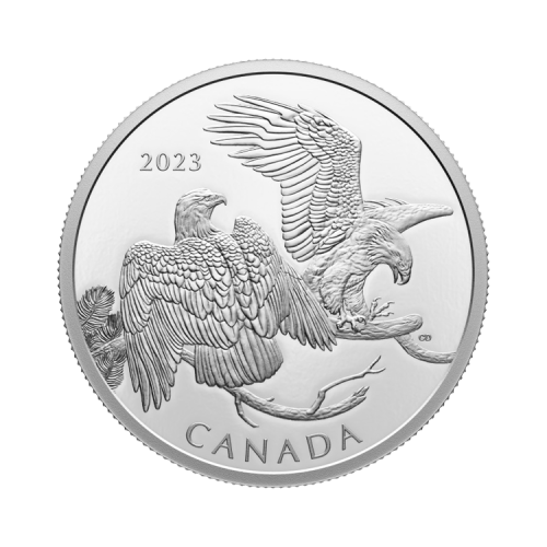 Thumbnail 2 oz Royal Canadian Mint Zilveren Munt 2023 voorkant