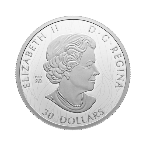 Thumbnail 2 oz Royal Canadian Mint Zilveren Munt 2023 achterkant