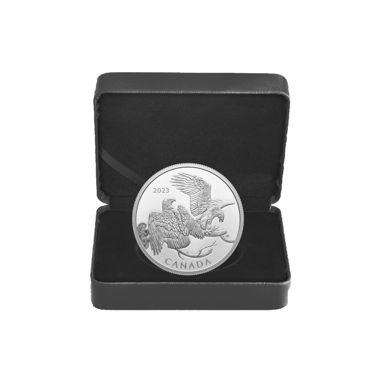 2 oz Royal Canadian Mint Zilveren Munt 2023 perspectief 2