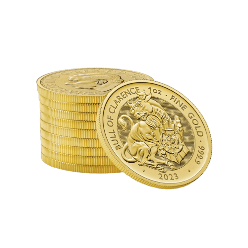 Thumbnail 1 oz Tudor Beasts Gouden Munt 2023 perspectief 2