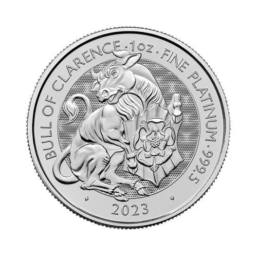 Thumbnail 1 oz Royal Mint Platina Munt 2023 voorkant