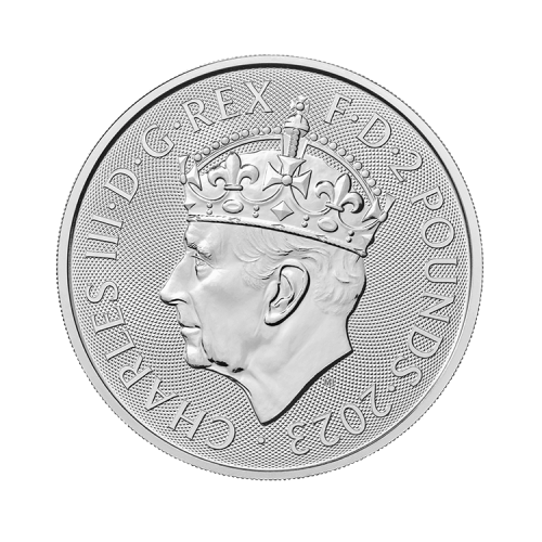 Thumbnail 1 oz Royal Mint Zilveren Munt 2023 achterkant