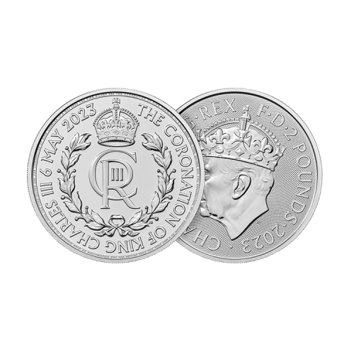 Thumbnail 1 oz Royal Mint Zilveren Munt 2023 perspectief 1