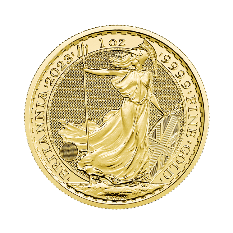 1 oz Royal Mint Gouden Munt 2023 voorkant